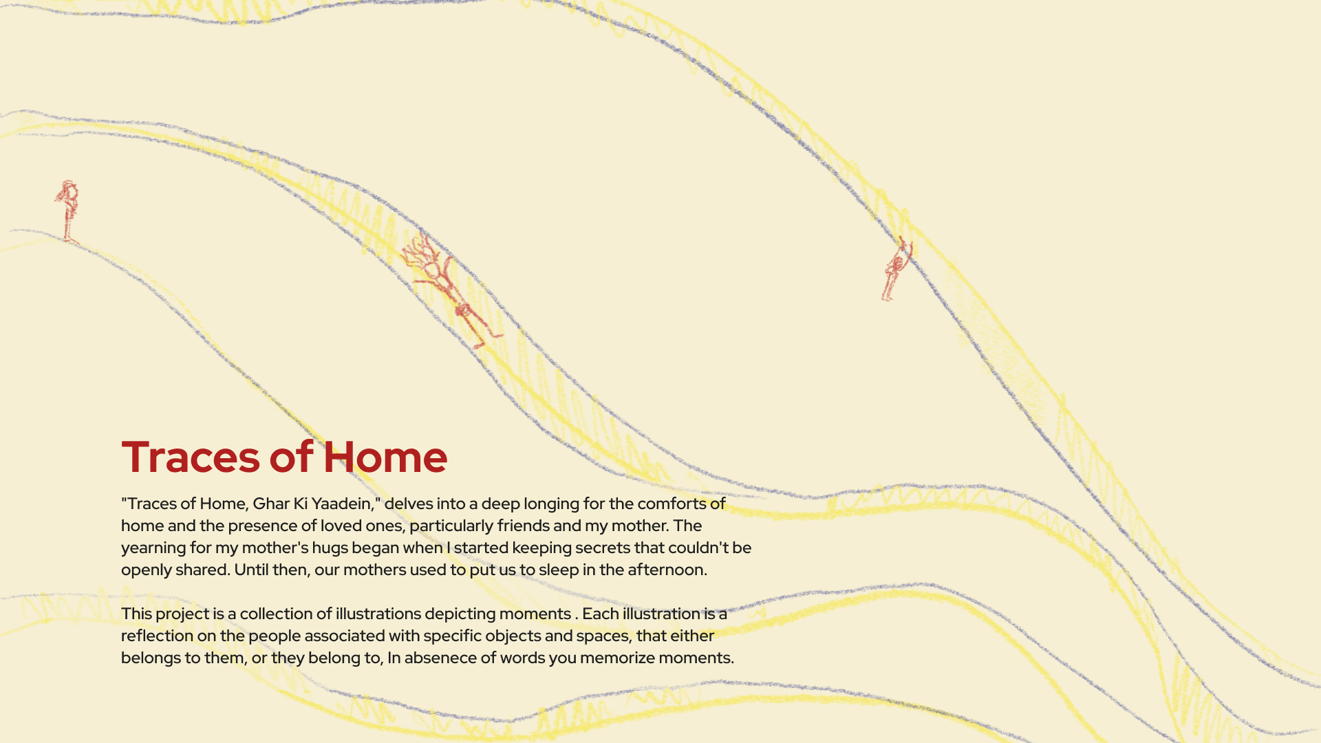 Traces of Home visual board 1