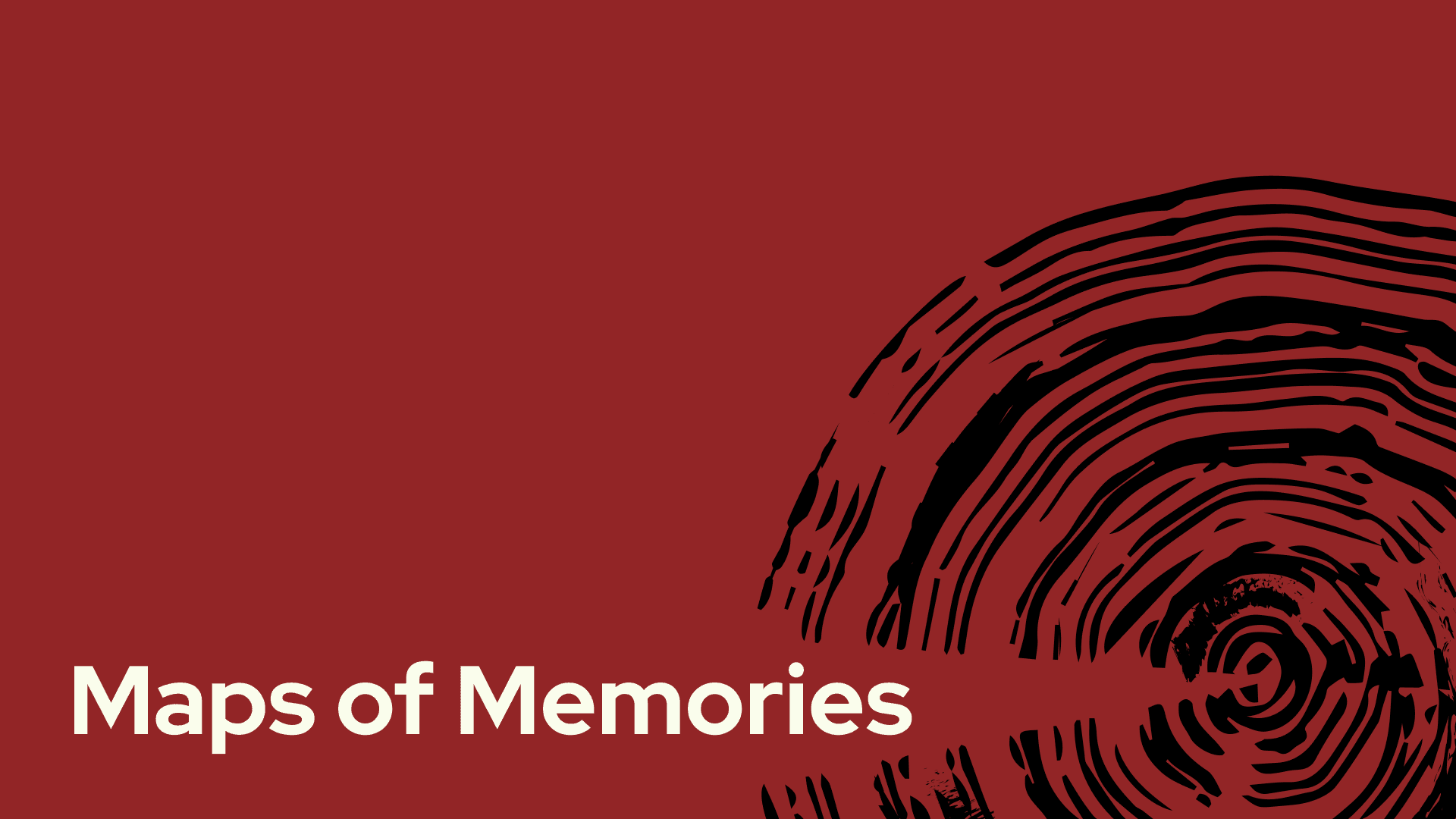 Maps of Memories visual board 1