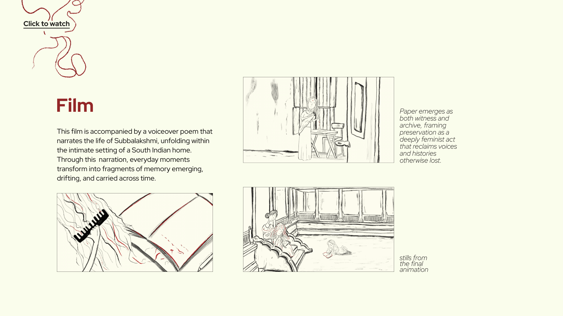 Maps of Memories visual board 6