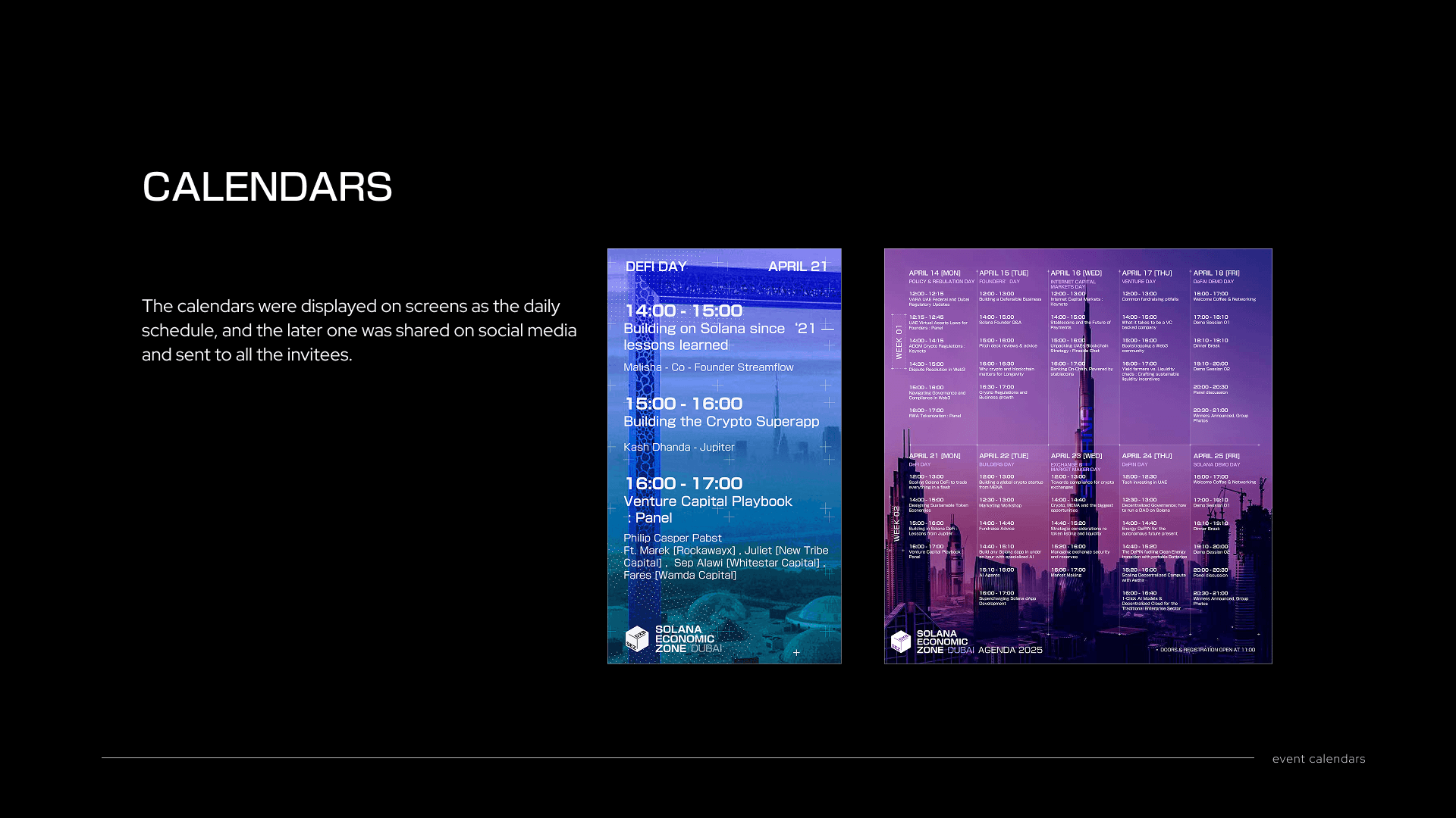 SEZ Dubai visual board 13