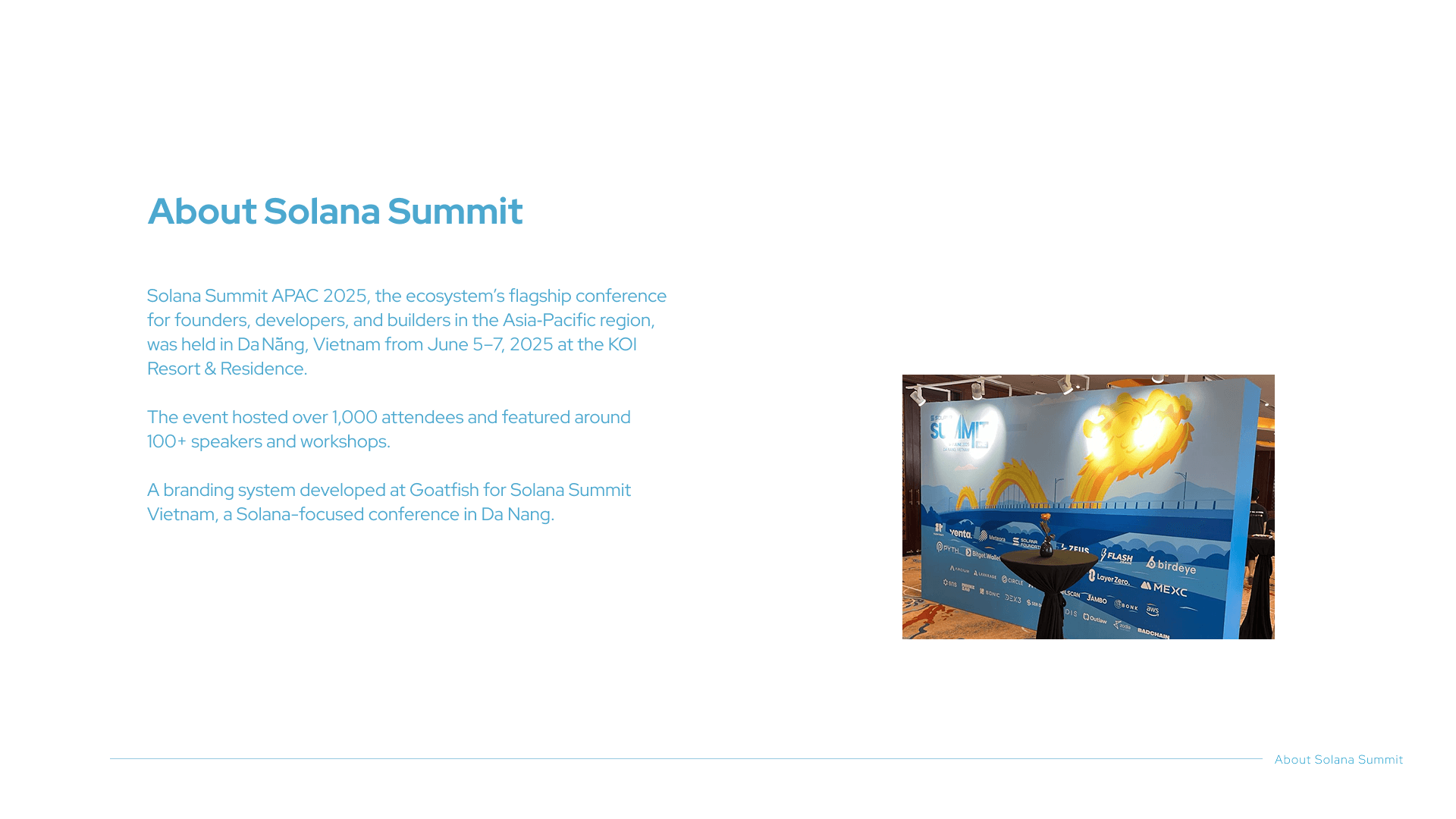 Solana Summit visual board 2